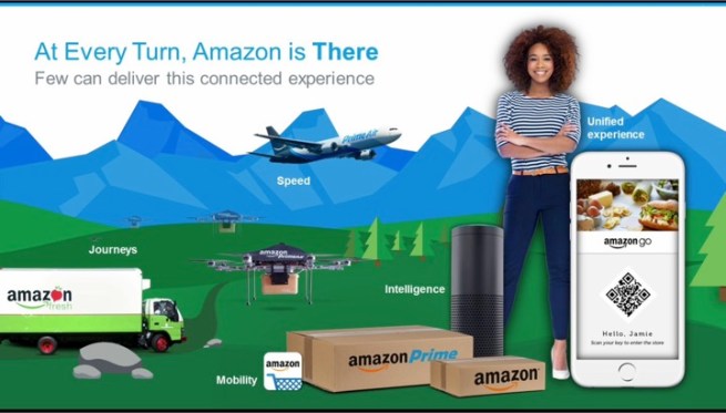at every turn amazon is there
